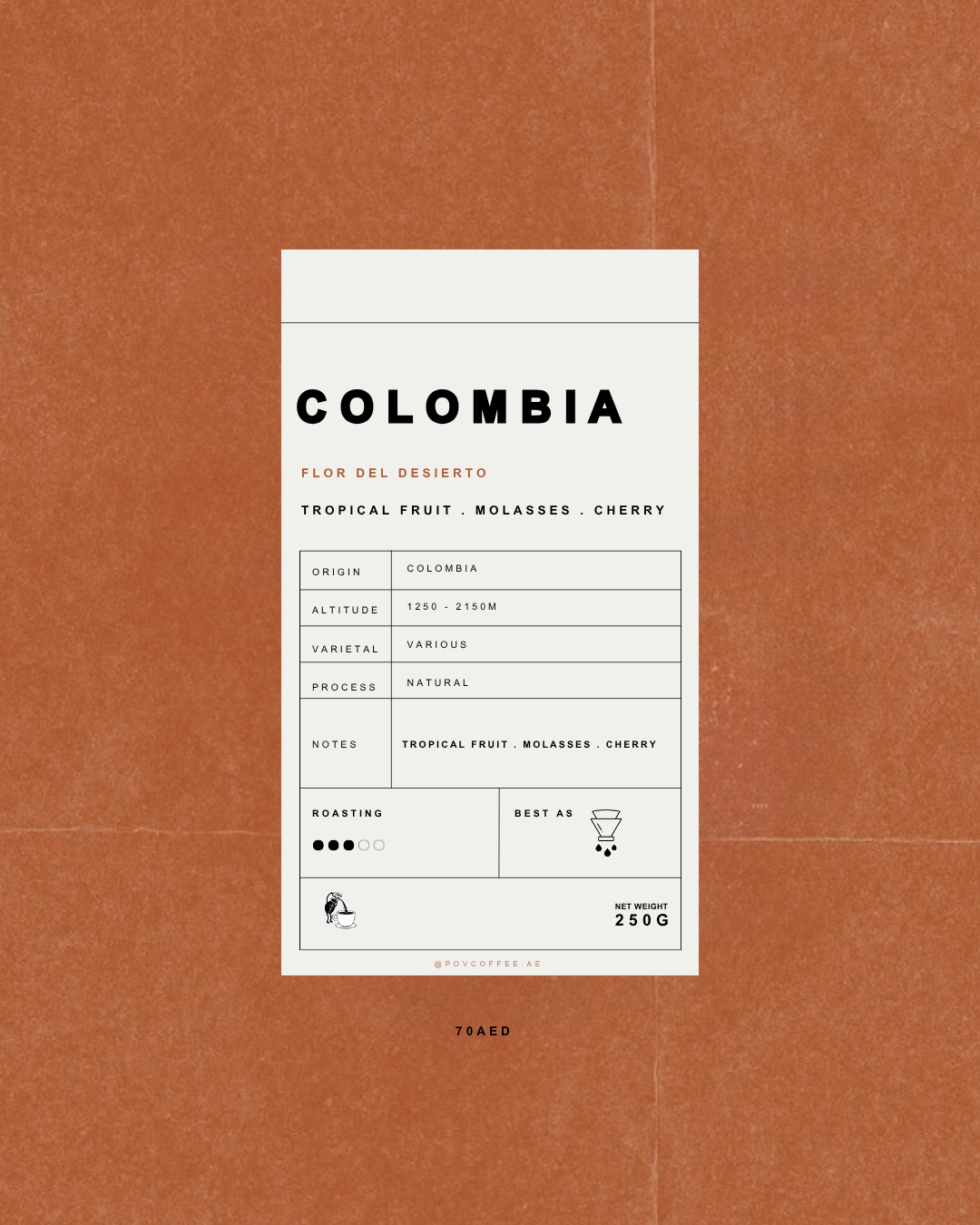 COLOMBIA DESIERTO